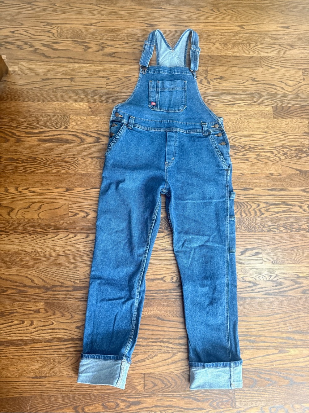 Dickies Classic Blue Women's Denim Overalls